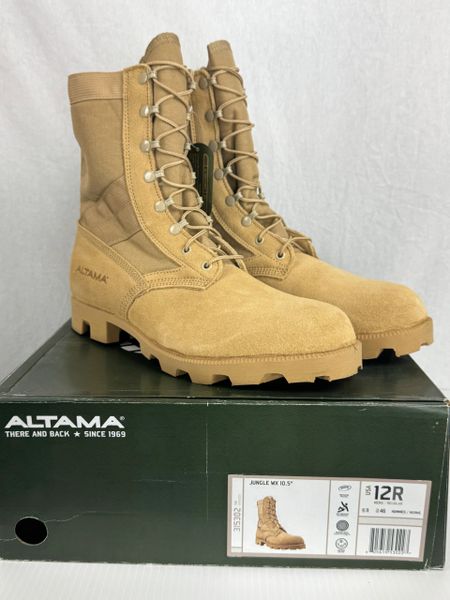 Altama 315302 Jungle WX 10.5" Slip Resistant Tan Combat Boots | Men's 12R