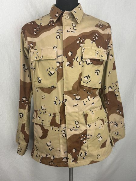Desert Camouflage BDU Shirt Propper Combat Coat Size Small Long EUC