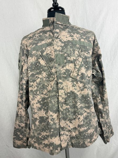 USGI ACU Digital Camo FR Army Combat Coat BDU Shirt USED | Large Reg