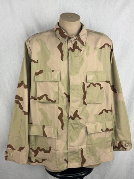 USGI 3-Color Desert Camouflage DCU Camo BDU Combat Shirt EUC | XLarge Long #3