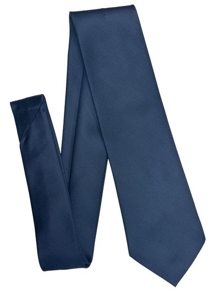 NECKTIE: AIR FORCE BLUE 4-IN-HAND HERRINGBONE