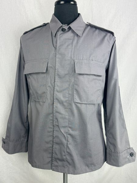 Grey 2-Pocket BDU Combat Coat Ripstop Tactical Shirt sz Small Short NWOT
