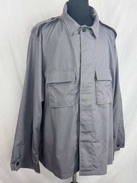 Grey 2-Pocket BDU Combat Coat Ripstop Tactical Shirt sz 3XL-Regular NWOT
