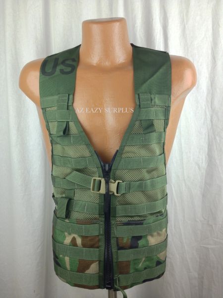 NEW MOLLE II Fighting Load Carrier Vest | Woodland Camo