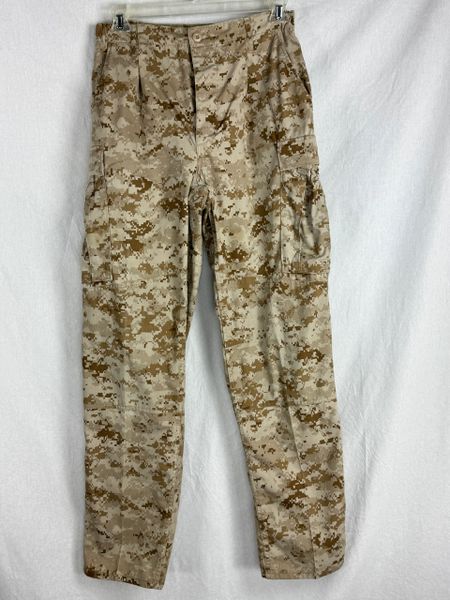 USGI USMC Desert Marpat Camo MCCUU Camo BDU Trouser Pants Sz Medium Long EUC