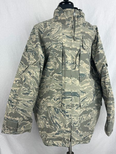 USGI ABU Camo Air Force CAP Goretex Waterproof Parka Jacket sz XL Reg EUC