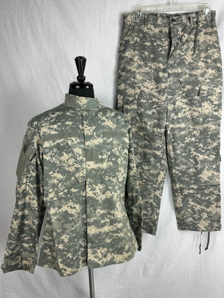 USGI Army ACU Digital Camo BDU Combat Uniform Shirt & Pants Set | Medium Reg EUC