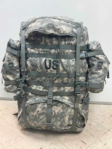 USGI Large ACU MOLLE II Rucksack Backpack Bag Complete w/Sustainment Pouches EUC