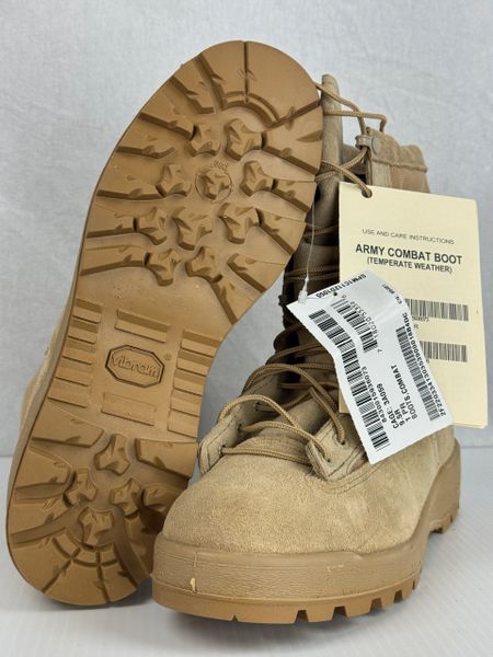 USGI McRae Desert Tan Army Goretex Waterproof Combat Boots | Men's 9.5R NEW