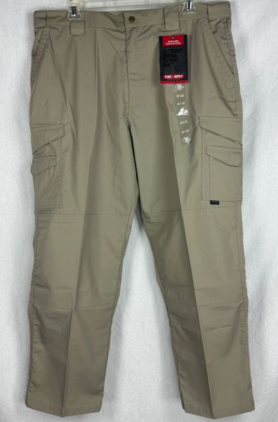 TruSpec 24/7 RipStop Tactical Pants Multi-Pockets | Khaki #1060 Men's 44x32 NWT