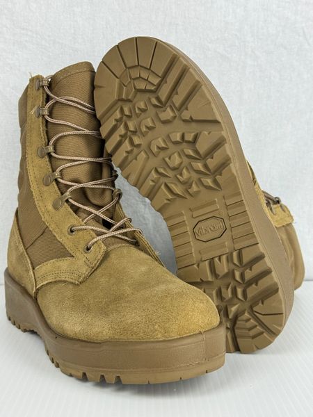 USGI Rocky Hot Weather Army Coyote Brown Combat Boots NWOT | Men's Size 7 Wide