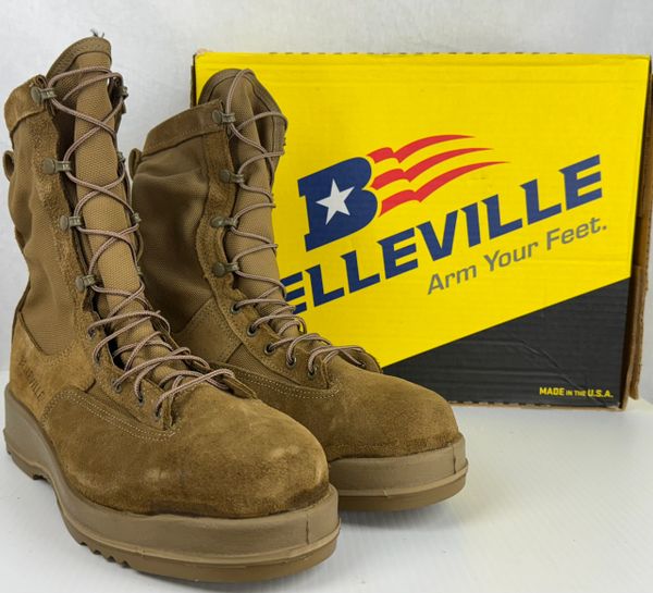 Belleville 330 COY ST Coyote Hot Weather Steel Toe Flight Combat Boots Men's 11R