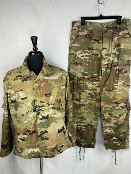 OCP Multicam Unisex Army Combat Uniform BDU Shirt & Pants Set | Med Short | EUC