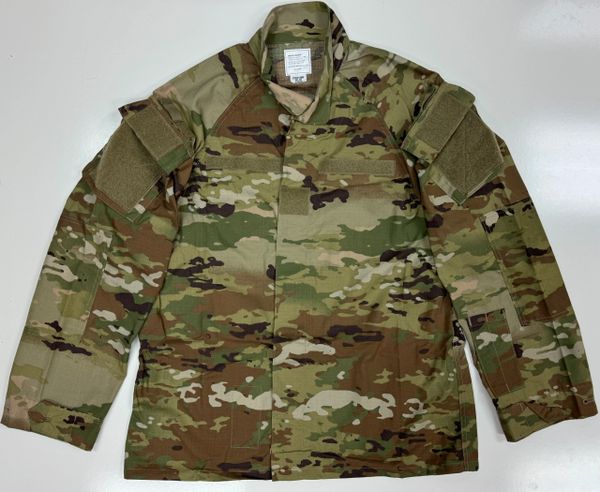 Army OCP Improved Hot Weather Unisex Combat BDU Coat Uniform Shirt Med Reg NWT