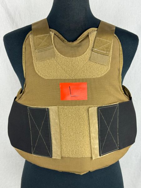 USGI MSA Paraclete CVC Personal Body Armor IIIA Vest Coyote Brown USED | LARGE