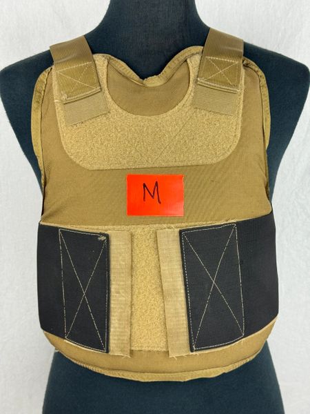USGI MSA Paraclete CVC Personal Body Armor IIIA Vest Coyote Brown USED | MEDIUM