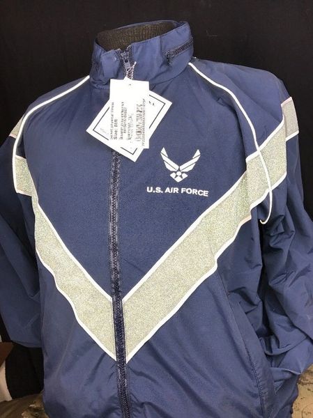 US AF AIR FORCE PT PHYSICAL FITNESS TRAINING JACKET MED REG