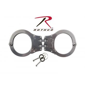 Rothco NIJ Approved Stainless Steel Hinged Handcuffs | 30095