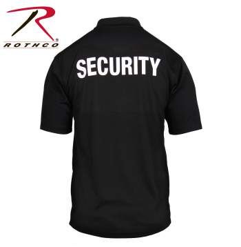 Rothco Moisture Wicking Security Polo Shirt With Badge | 3627