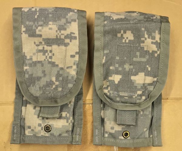 Grade A 8465-01-525-0606 US Military Molle II ACU Two Mag Double Mag Pouch 