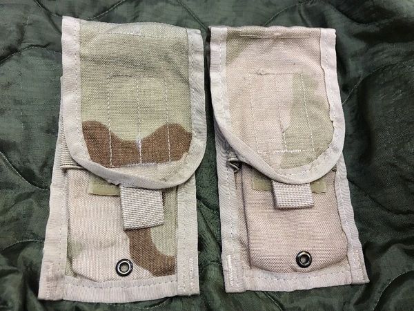 Molle II Double Mag Pouch | DCU Desert Camo 8465-01-515-7562 | Lot of 2 | USED