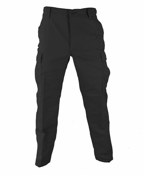 Black BDU Tactical Military Cargo Pants Propper Zipper Fly 60/40 Ripstop