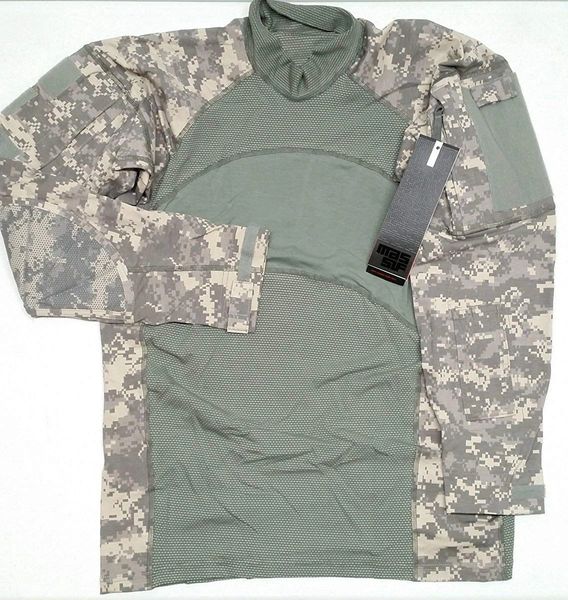 EUC GI Massif ACU Army Digital Camo Military Combat Shirt Airsoft Paintball Top 