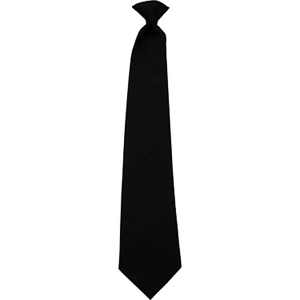 ARMY TIE: CLIP ON - BLACK