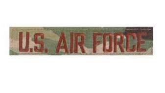 AIR FORCE TAPE: U.S. AIR FORCE - EMBROIDERED ON OCP WITH HOOK