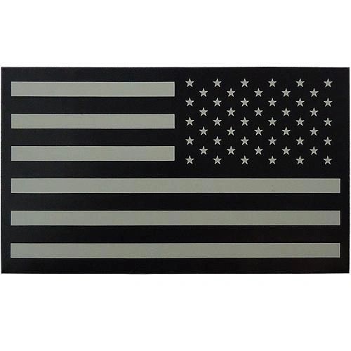 FLAG PATCH: UNITED STATES OF AMERICA - IR INFRARED HOOK CLOSURE REVERSED