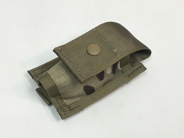 MOLLE 40mm High-Explosive (HE) Single-Grenade Pouch, RFI Issue, MultiCam (OCP)