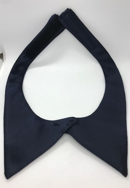 AIR FORCE FEMALE DARK BLUE HERRINGBONE NECK TAB FOR OVERBLOUSE DRESS