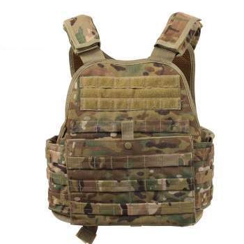 MultiCam MOLLE Plate Carrier Tactical Vest