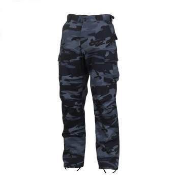 Midnight Blue Camo Tactical BDU Pants