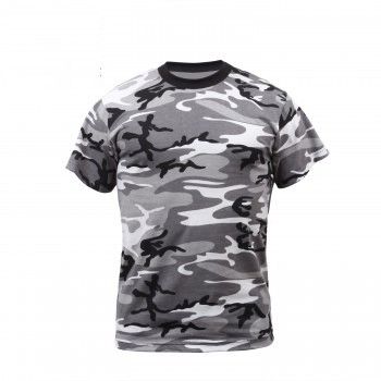 BLACK & WHITE CITY CAMO T-SHIRT