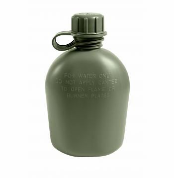 Genuine G.I. 3 Piece 1 Quart Plastic Canteen