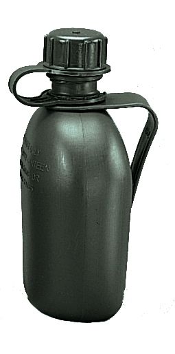 Genuine G.I. 3 Piece 1 Quart Canteen with Clip