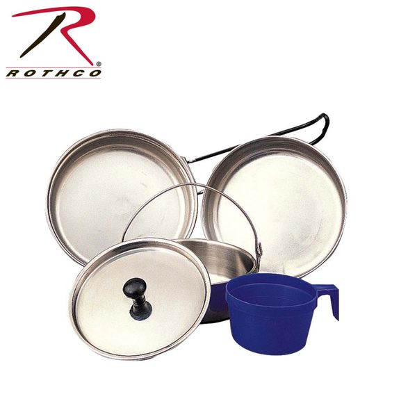 Rothco 5 Piece Stainless Steel Mess Kit | 169