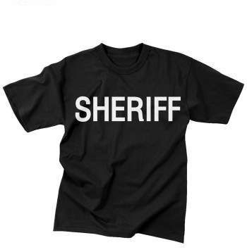 Sheriff T-Shirt - Double Sided Print | 6618
