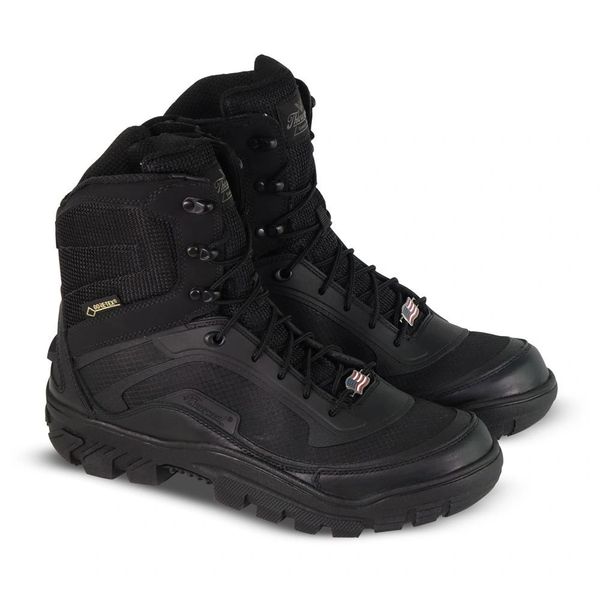 Thorogood Veracity 7 Inch Side Zip Gore-Tex Black Tactical Boots 834-6016
