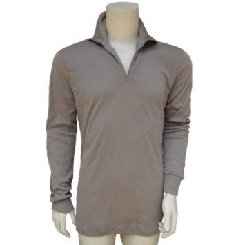 LIGHTWEIGHT COLD WEATHER UNDERSHIRT | BROWN | XS | 8415014155898 | NEW