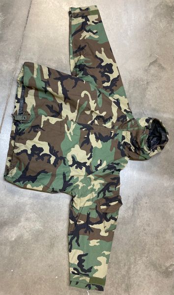 Chemical Protective NFR Overgarment Coat Jacket | Woodland Camo