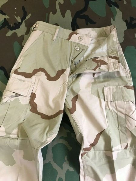 Details about   US ARMY CAMO BDU PANTS DESERT CAMOUFLAGE TROUSERS NSN 8415-01-327-5329 SMALL SH