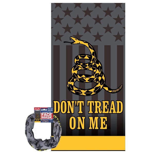 DON'T TREAD ON ME SEAMLESS TUBE FACE MASK