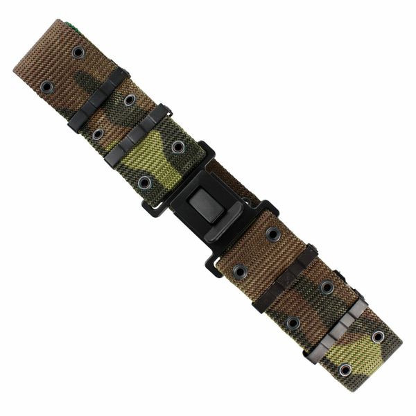 G.I. Type Nylon Pistol Belt - Classic Buckle - Woodland Camo | New