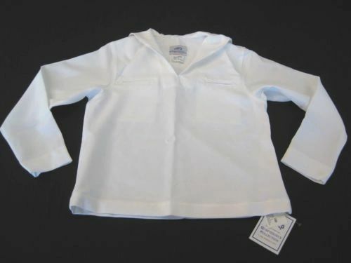 US Navy Enlisted Sailor Man's White Jumper | 44R | 8405-01-076-1970