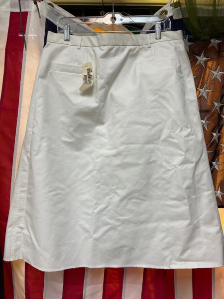 US Navy Women's White Dress Skirt | 18MR | 8410-01-318-1597