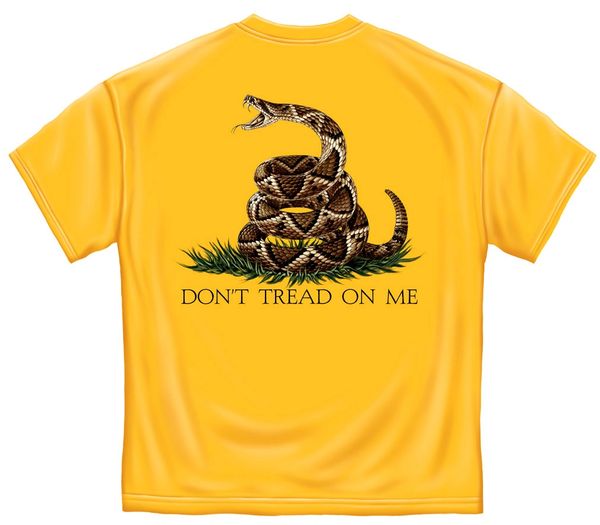 Don’t Tread On Me T-Shirt - Yellow