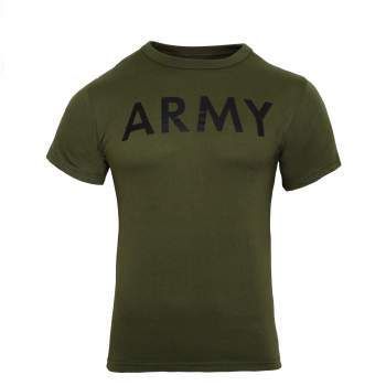 Olive Drab Military Physical Training T-Shirt | Army | 60136