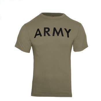 Rothco AR 670-1 Coyote Brown Army Physical Training T-Shirt | 387 ...